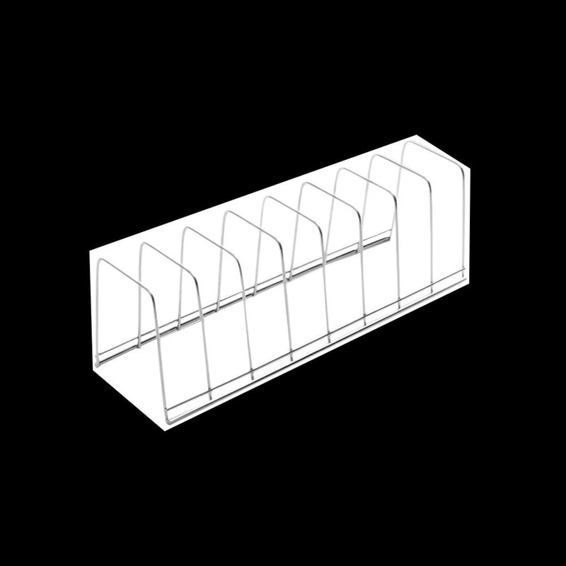 Stainless Steel Compact Dish Drying Rack And Countertop Organizer 8
