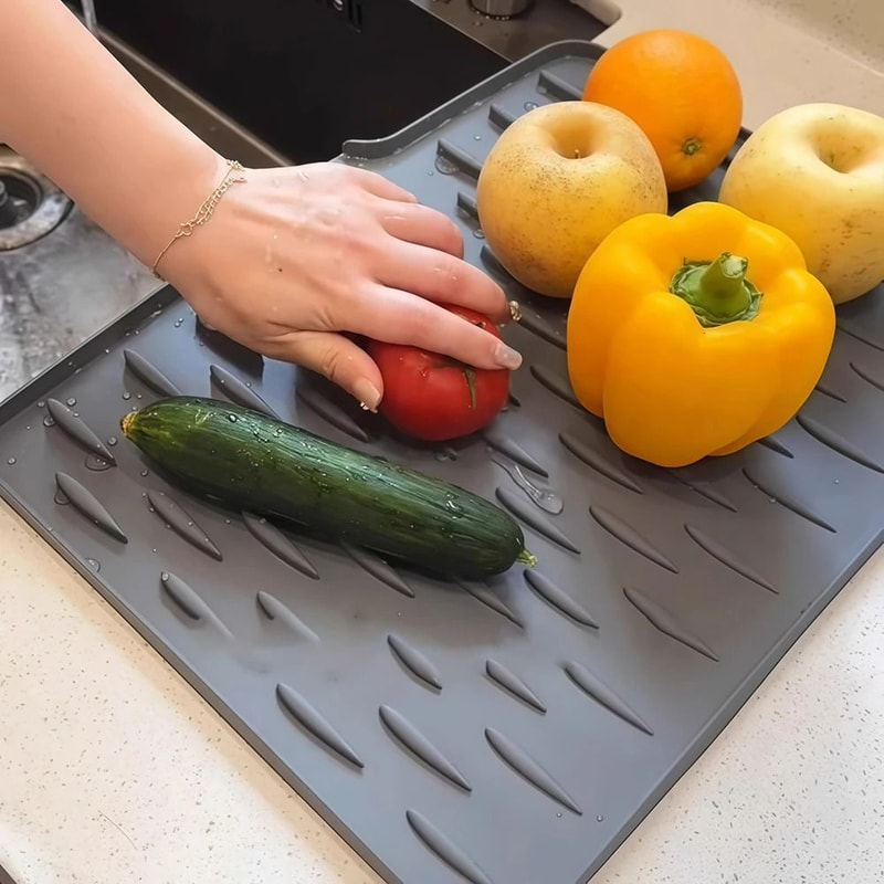 Silicone NonSlip Sink Drainage And Heat Insulation Mat 1