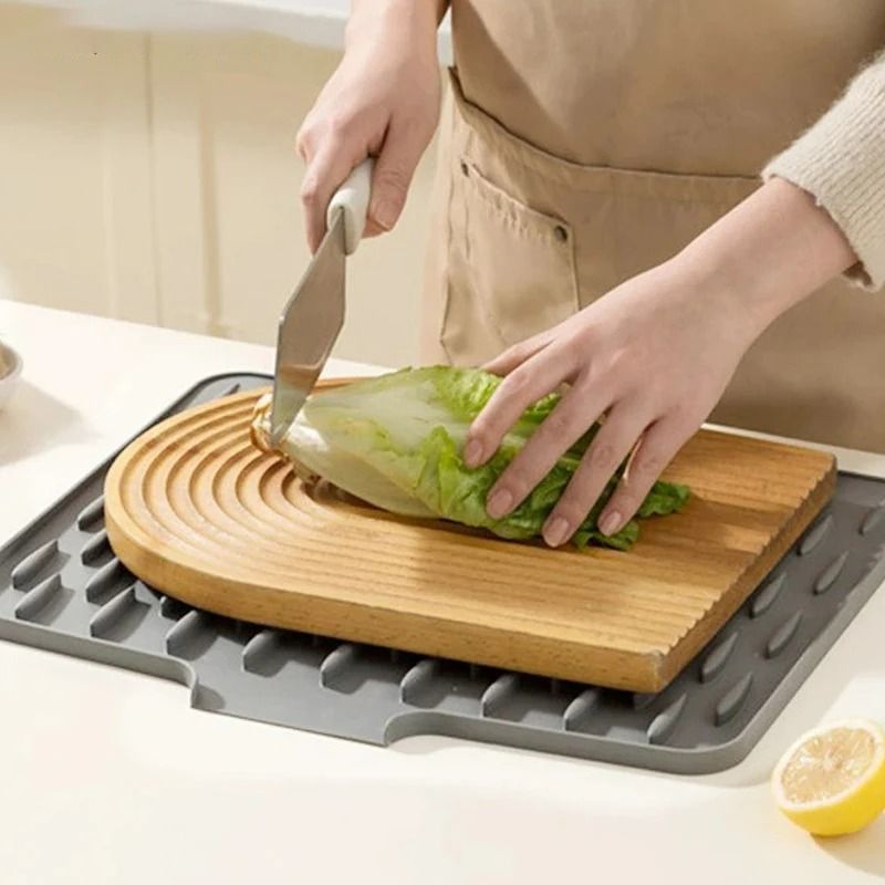 Silicone NonSlip Sink Drainage And Heat Insulation Mat 2