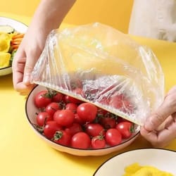 universal elastic food covers - 100 piece disposable set