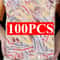 Universal Elastic Food Covers 100 Piece Disposable Set 6
