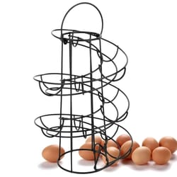 spiral desktop egg skelter and dispenser rack