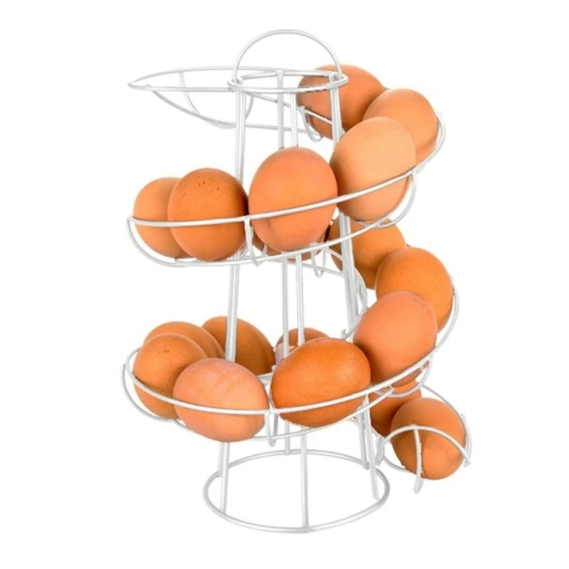 Spiral Desktop Egg Skelter And Dispenser Rack 3