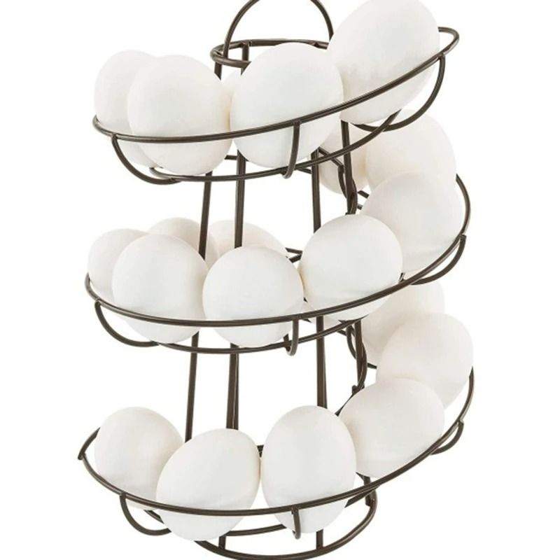 Spiral Desktop Egg Skelter And Dispenser Rack 4