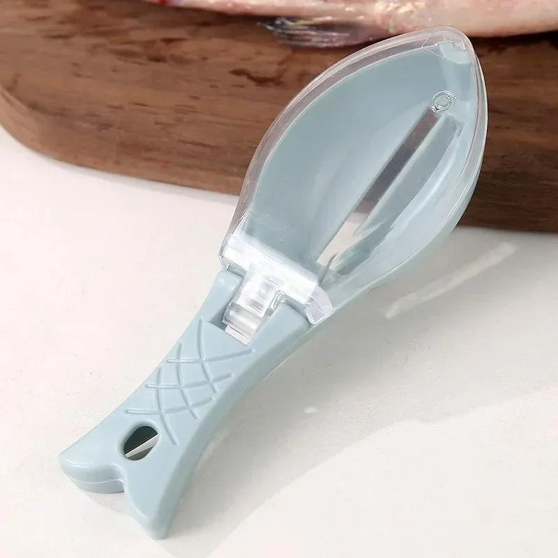Fish Scale Scraper With Integrated Mess Guard 7