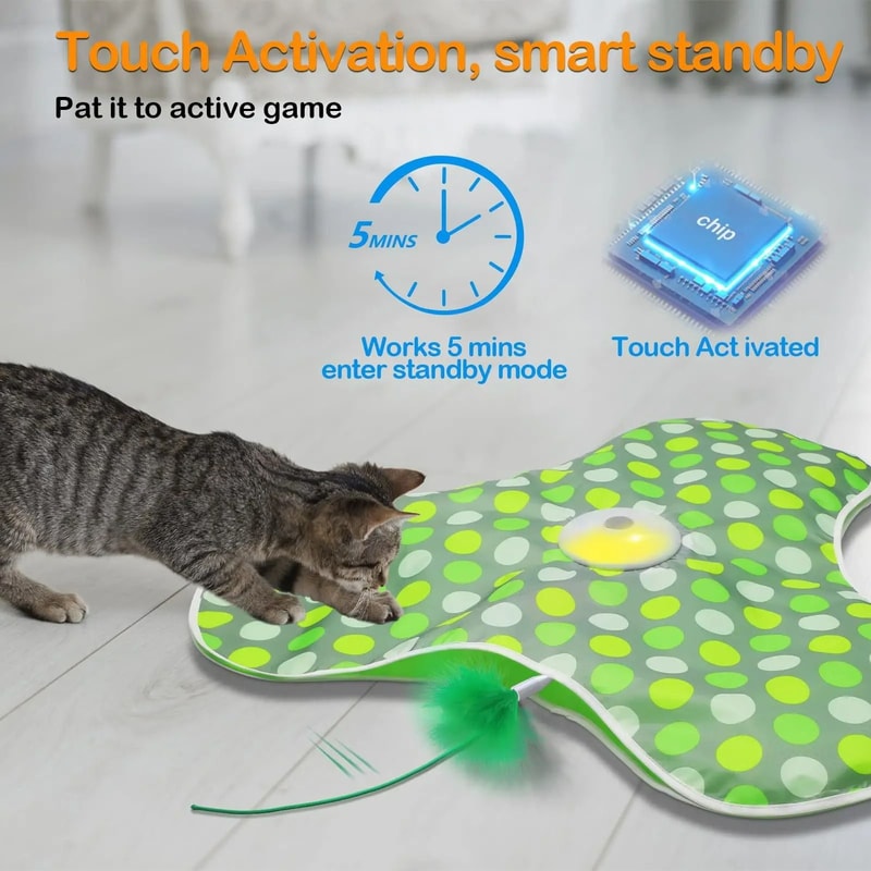 Interactive Smart HideandSeek Cat Toy With Motion Sensors 6