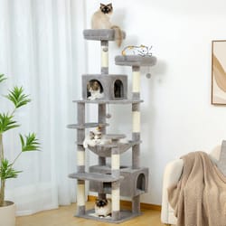 multi-level deluxe cat tree and activity tower