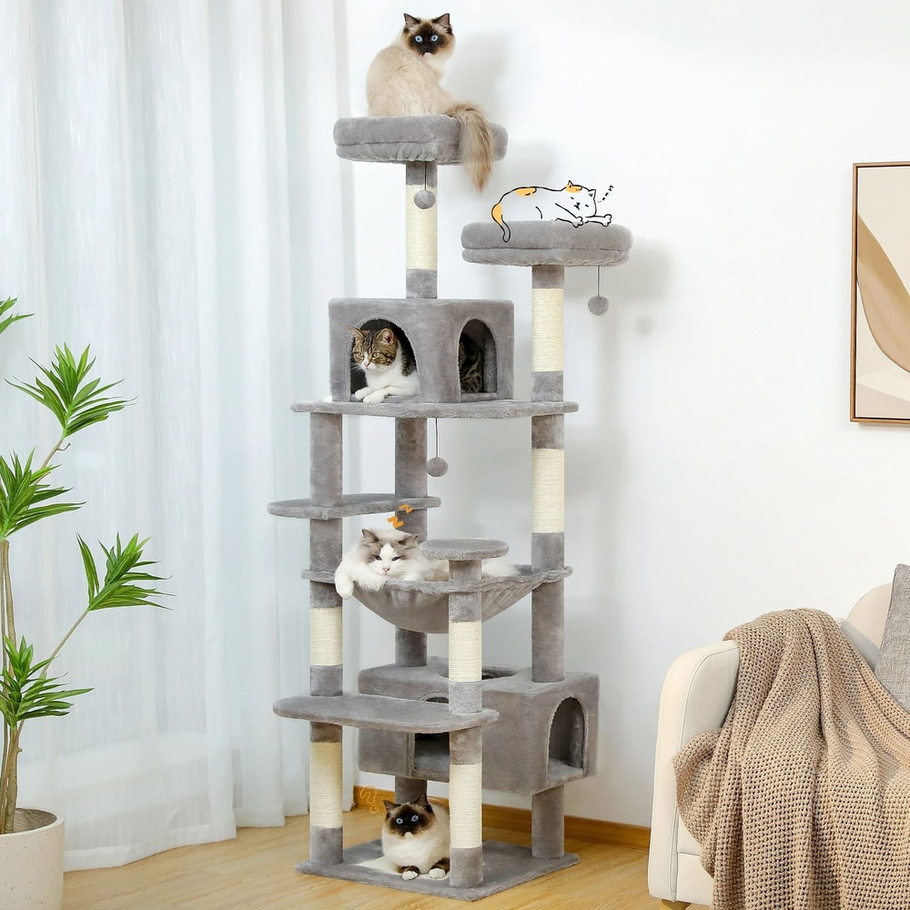 MultiLevel Deluxe Cat Tree And Activity Tower 1