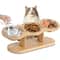 Elevated TripleBowl Pet Station With Professional Wood Stand 0