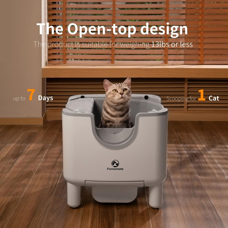 F6 OpenTop Smart SelfCleaning Litter Box 2