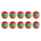 10Piece Rainbow EVA Foam Interactive Cat Balls 3