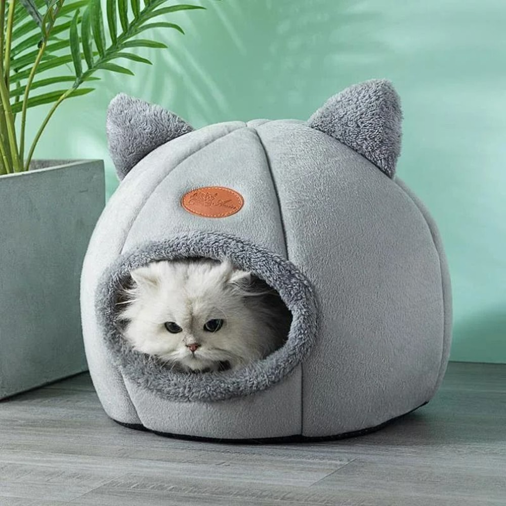 Deep Sleep Winter Comfort Pet Cave And Tent 2