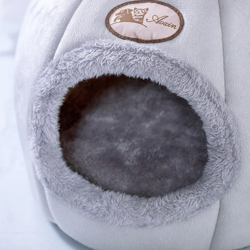 Deep Sleep Winter Comfort Pet Cave And Tent 4
