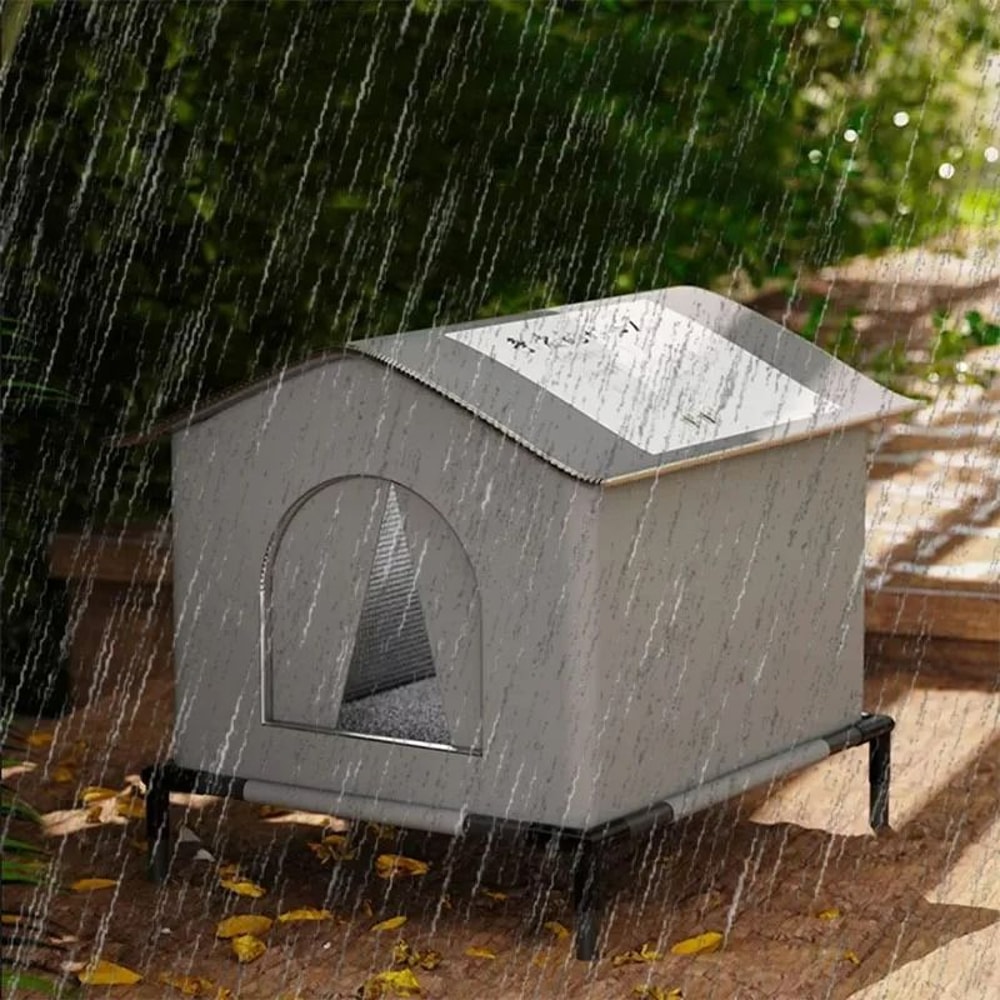 WeatherResistant Outdoor Pet House And Winter Sanctuary 3