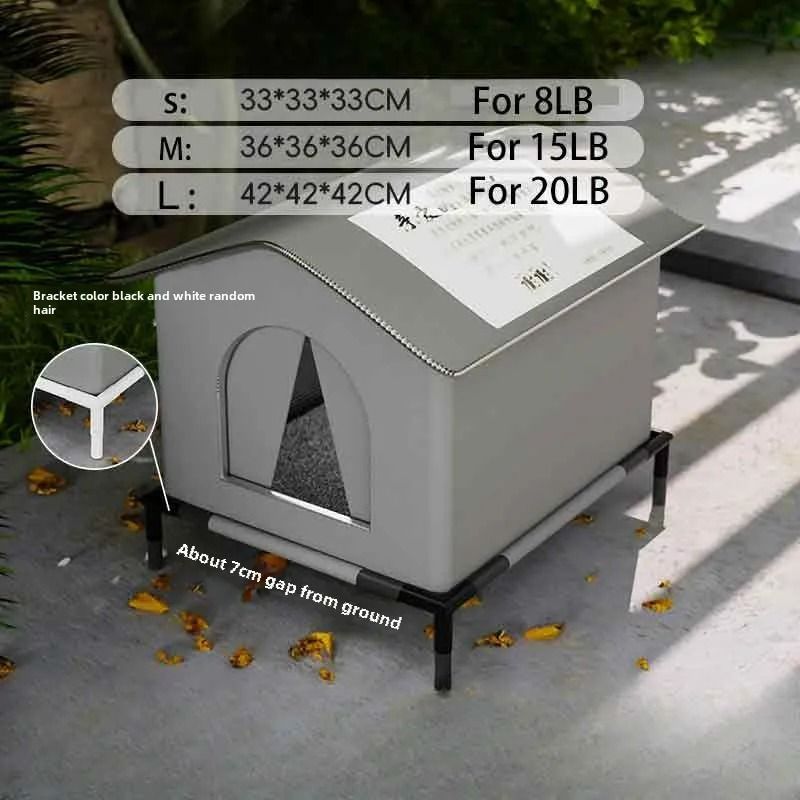 WeatherResistant Outdoor Pet House And Winter Sanctuary 9
