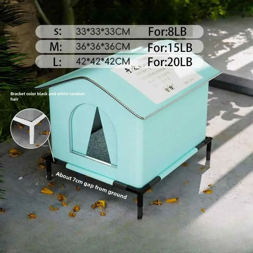 WeatherResistant Outdoor Pet House And Winter Sanctuary 10