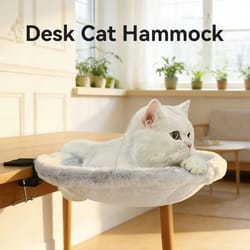 desk-mount cat hammock for home & office