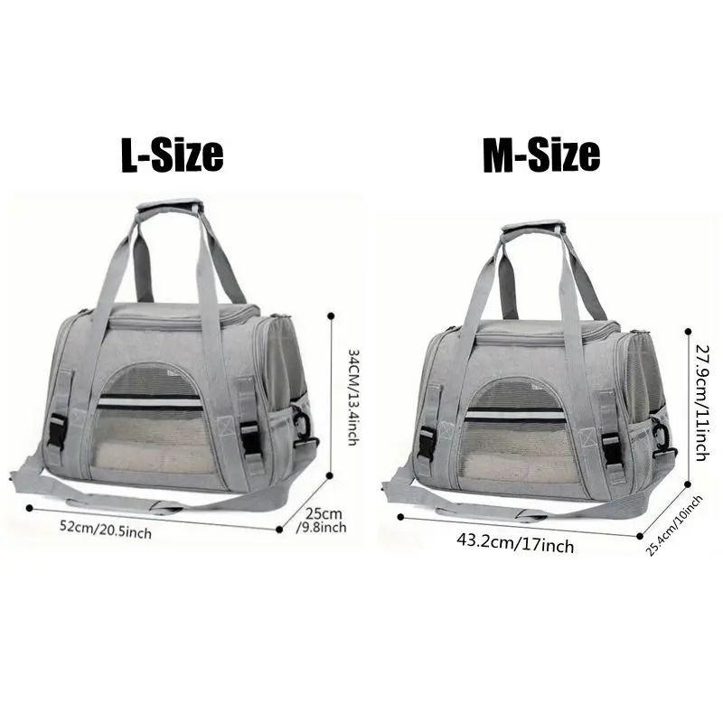 Breathable SoftSided Pet Travel Carrier For Cats And Puppies 5