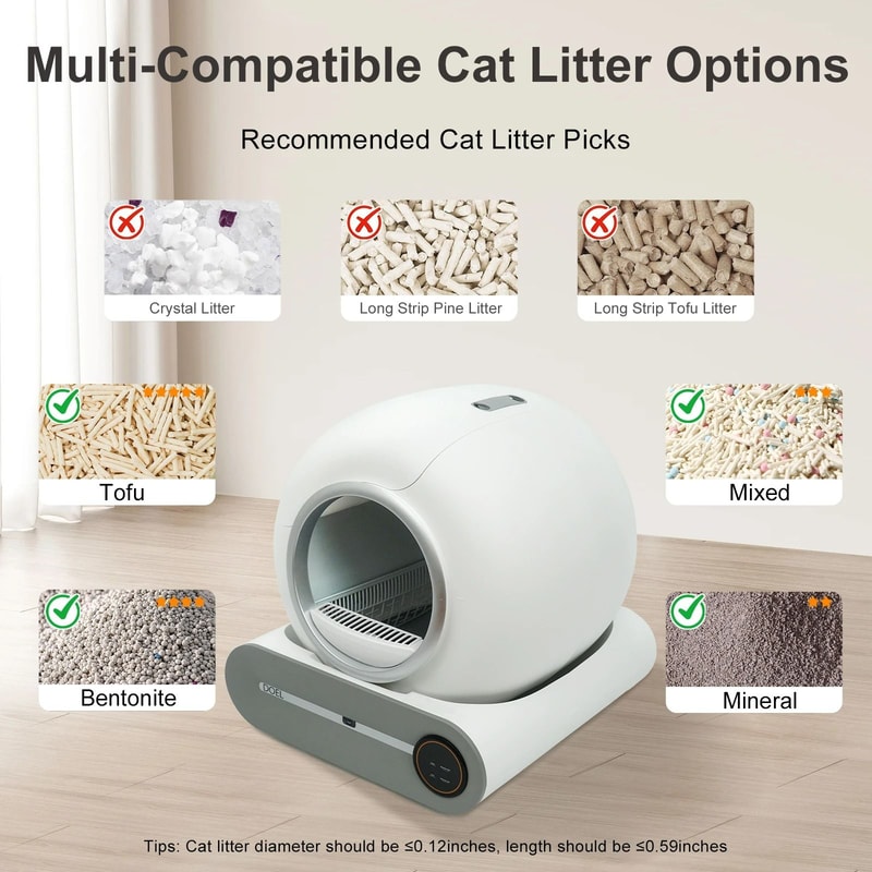 65L Smart SelfCleaning Automatic Litter Box 5