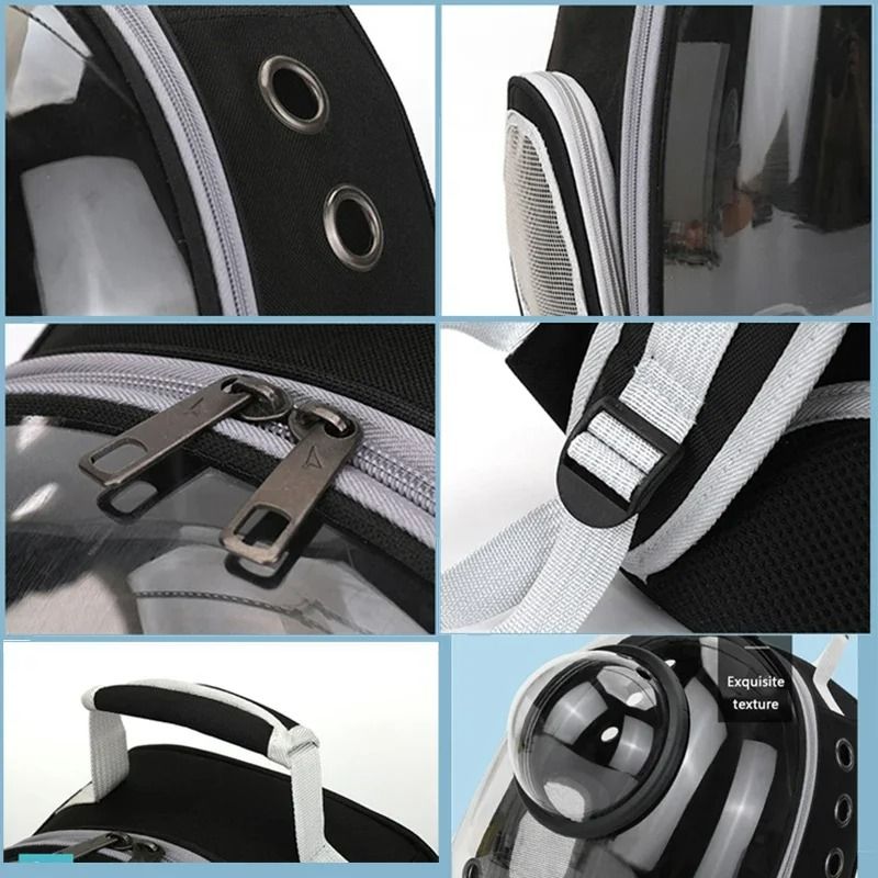 Portable Transparent Capsule Pet Travel Backpack 2