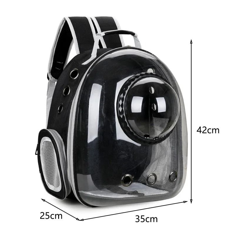 Portable Transparent Capsule Pet Travel Backpack 4