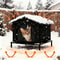 Insulated Outdoor Pet Shelter With Internal Foil Lining 0