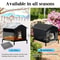 Insulated Outdoor Pet Shelter With Internal Foil Lining 6
