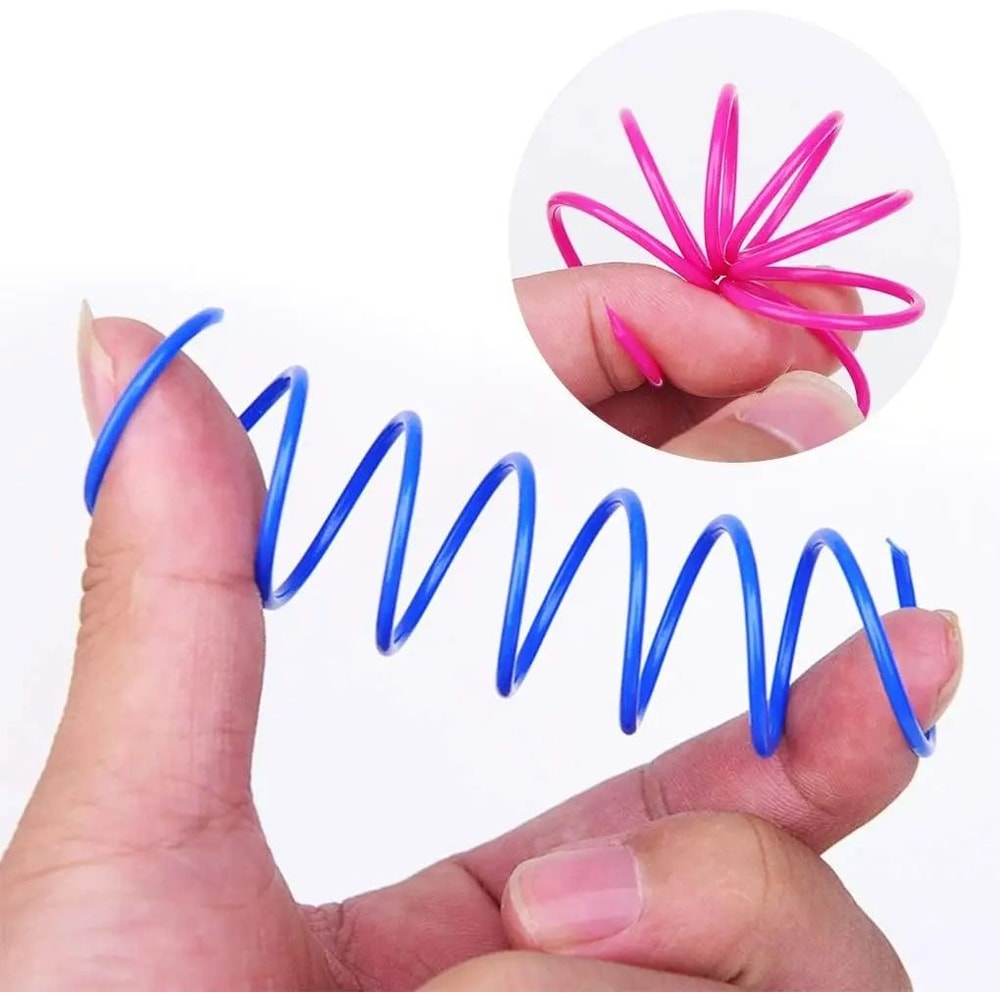 200Piece Bulk Interactive Cat Spring Toy Set 2