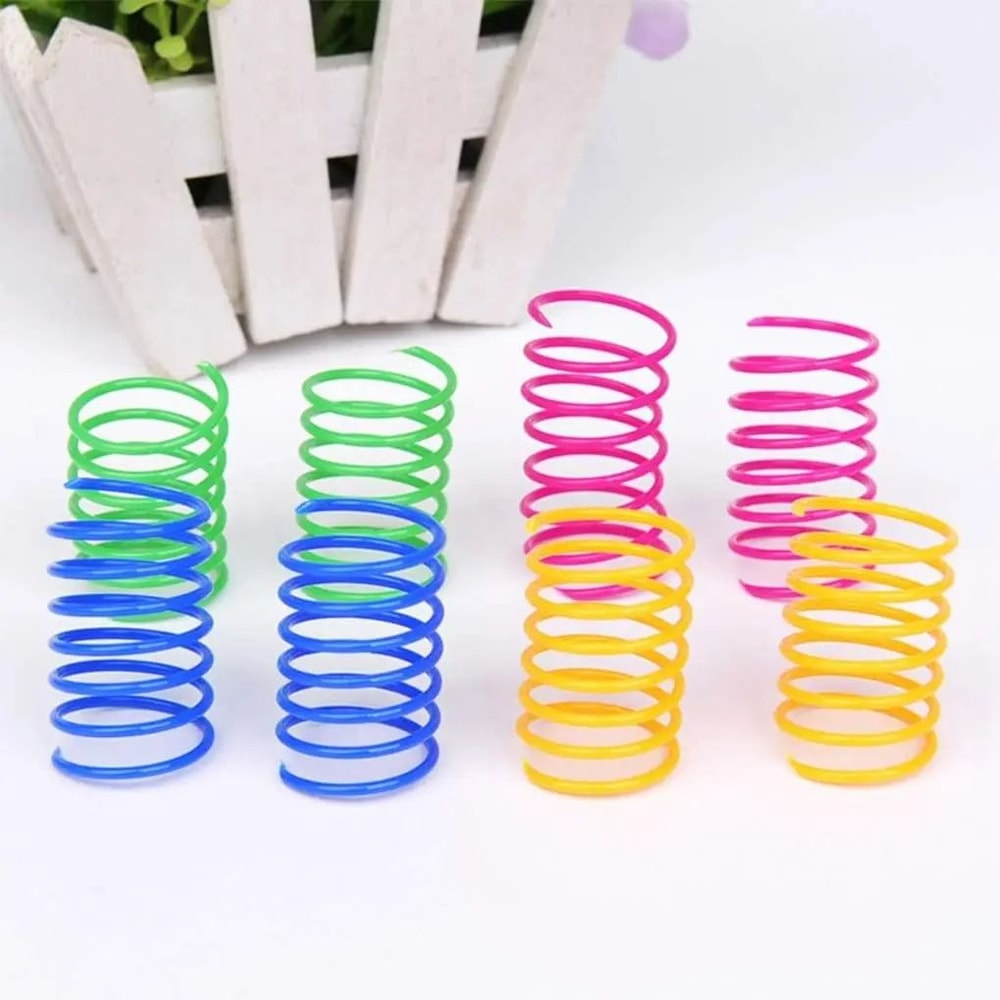200Piece Bulk Interactive Cat Spring Toy Set 5