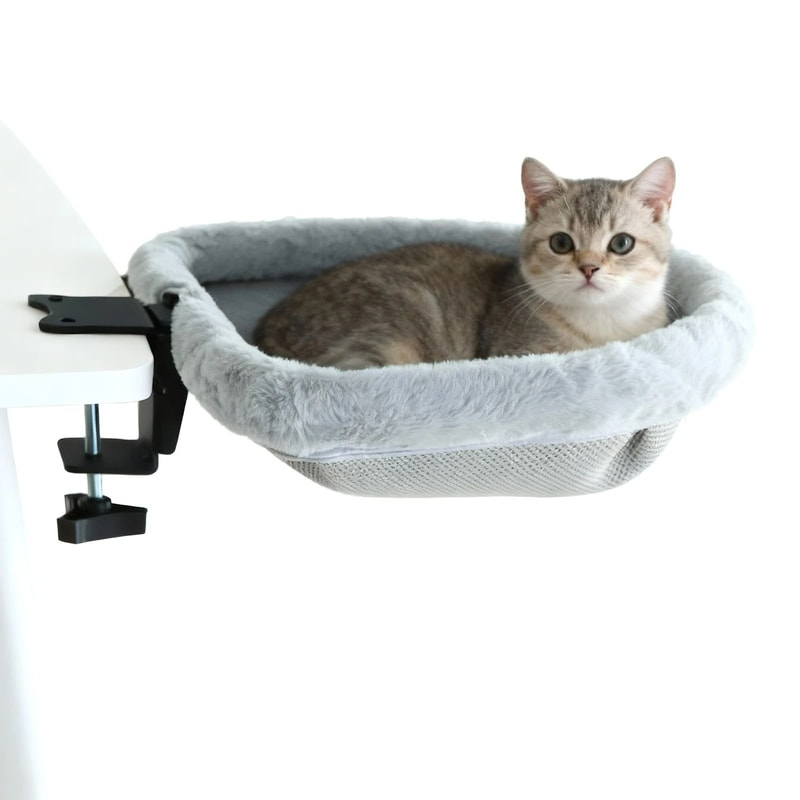 OneClick Folding SemiCircular Desk Cat Hammock 7