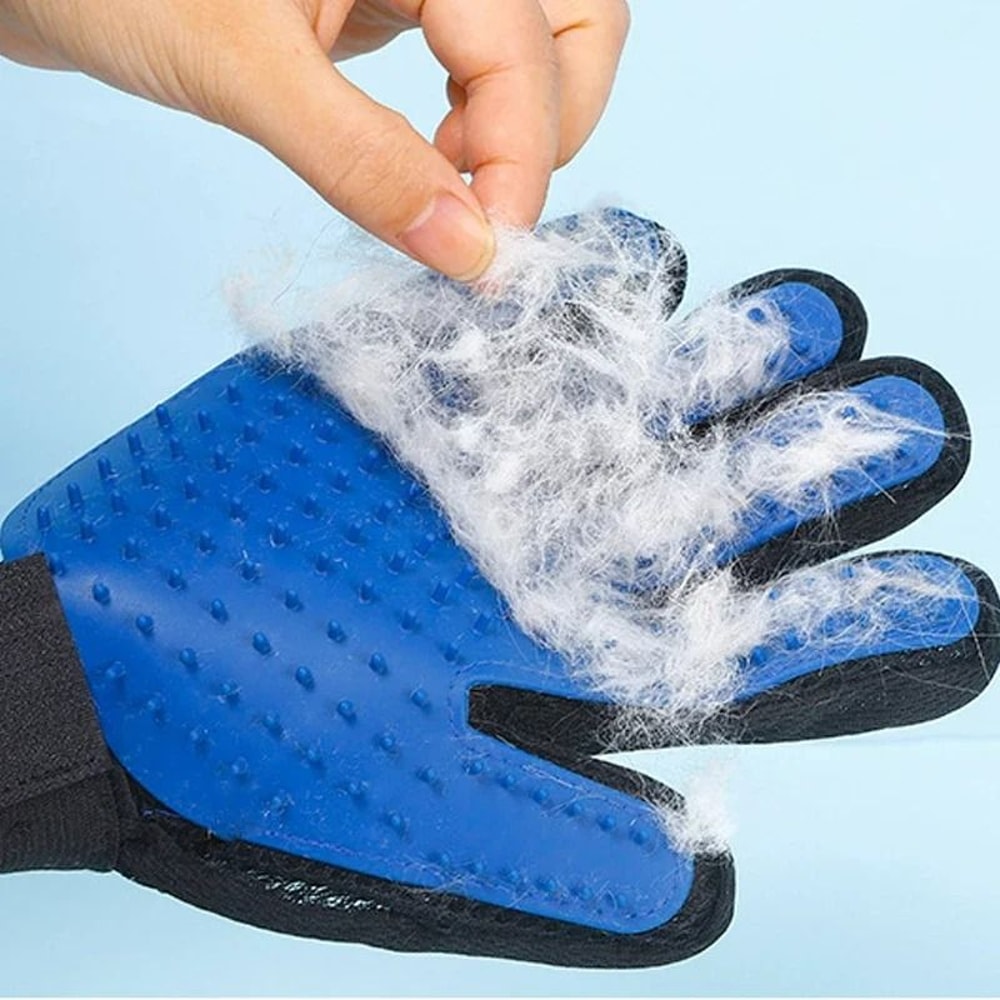 Silicone DeShedding Massage Gloves 0