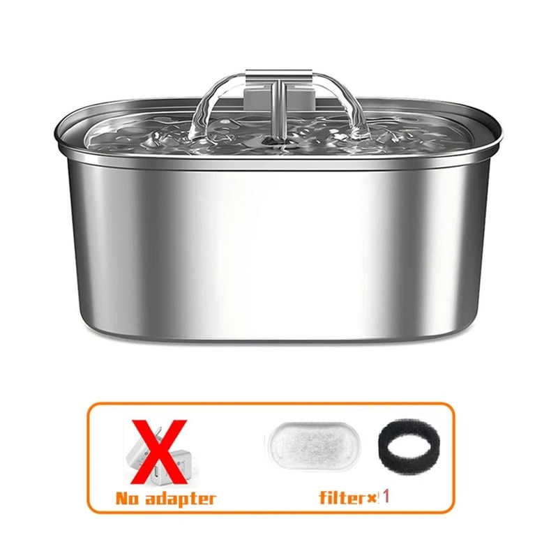 32L Stainless Steel Pet Water Fountain 7