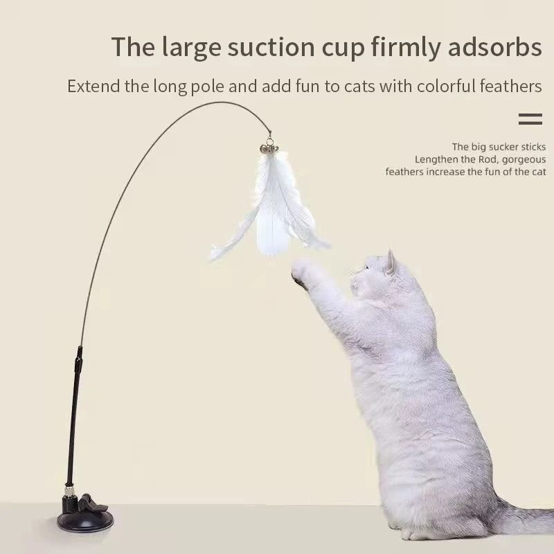 HandsFree Interactive Suction Cup Cat Wand 4
