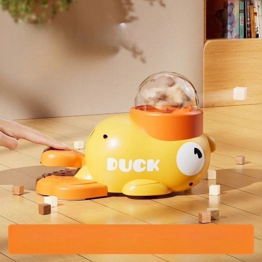 Interactive Yellow Duck Food Dispenser Teaser 2