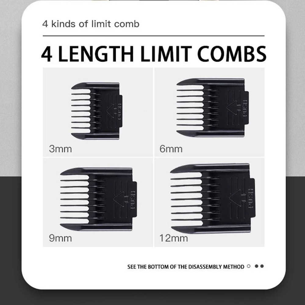 Rechargeable Pet Grooming Clipper Kit 4