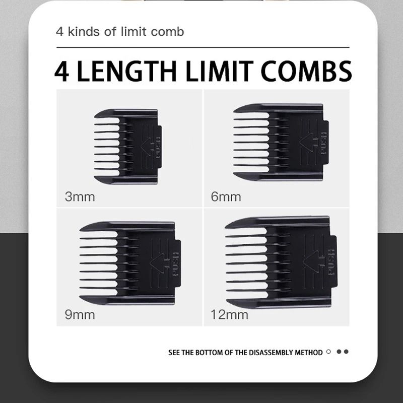 Rechargeable Pet Grooming Clipper Kit 4