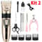 Rechargeable Pet Grooming Clipper Kit 8