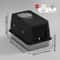 Stainless Steel Cat Litter Box With Privacy Flip Cover 6