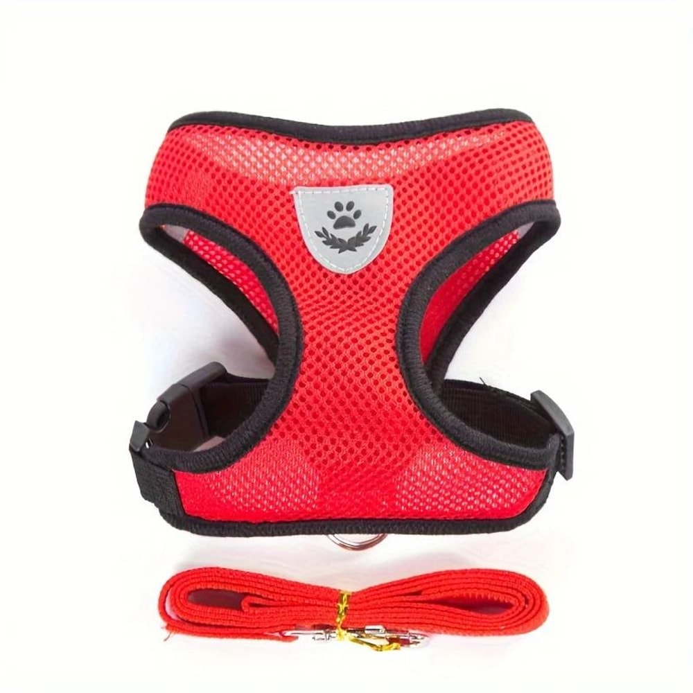 EscapeProof Breathable Mesh Cat Harness Leash Set 7