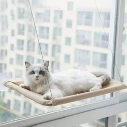 ultra-soft cloud-like cat window hammock