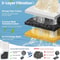 4Pack HighEfficiency Square Fountain Replacement Filters 4