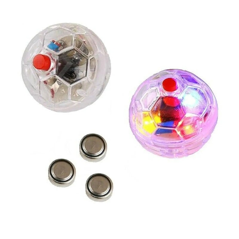 Interactive MotionActivated LED Flash Ball Set 3