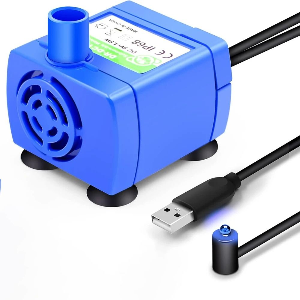 Universal LED Cat Water Fountain Replacement Pump 6