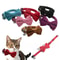Elegant Velvet Bowknot Cat Collar With Safety Buckle 1