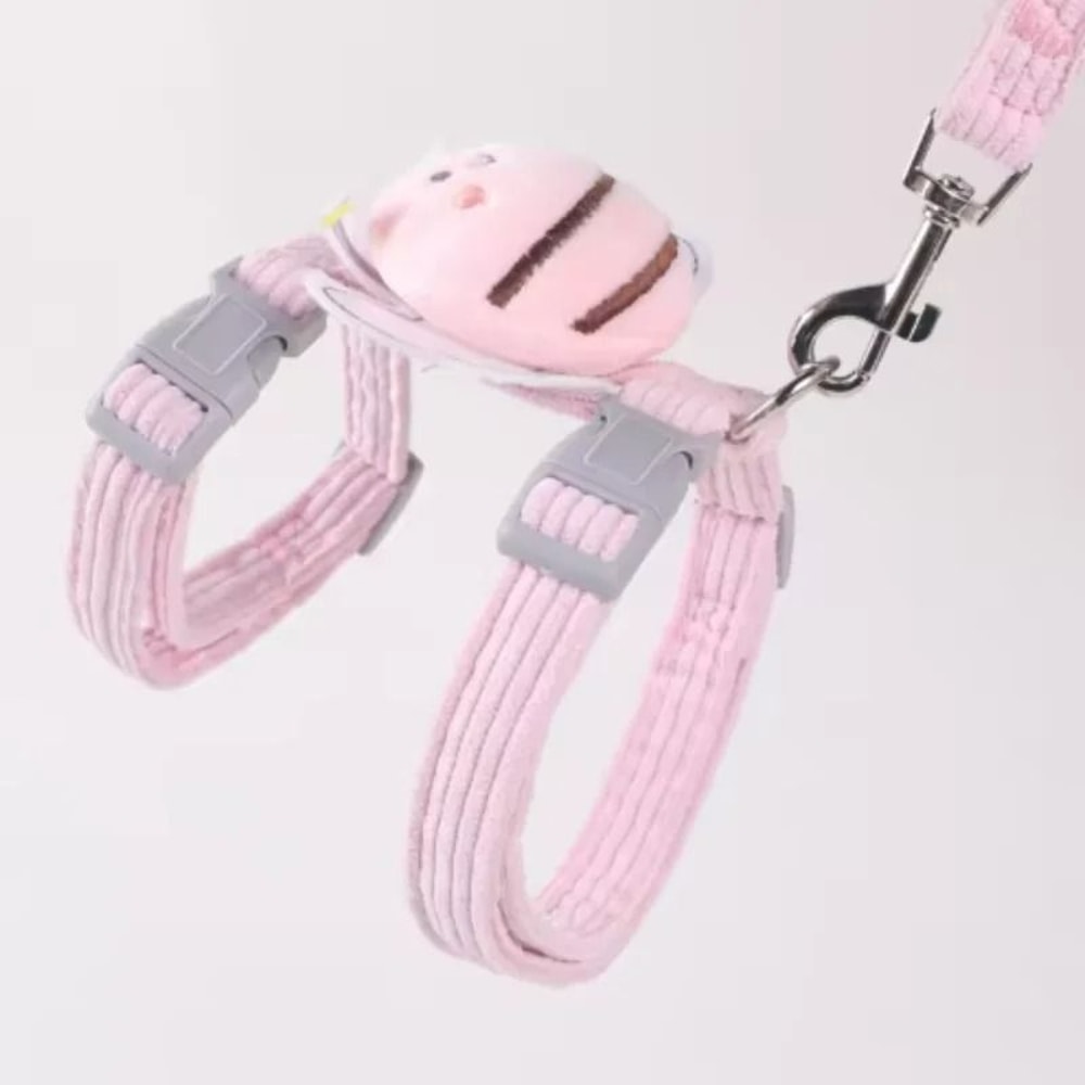 Bumblebee Adjustable Cat Harness And Leash Set 9