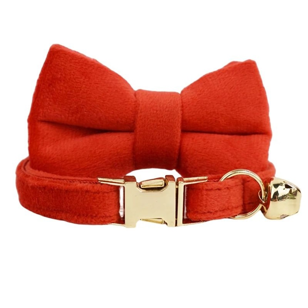 Custom Engraved Velvet Safety Cat Collar 1
