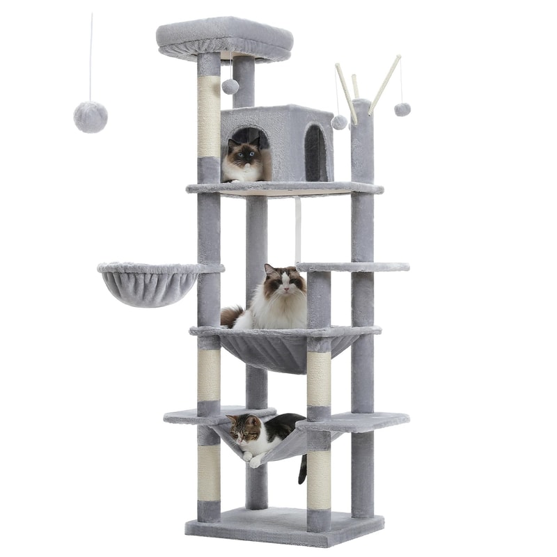 MultiLevel Tower For Large Indoor Cats 7