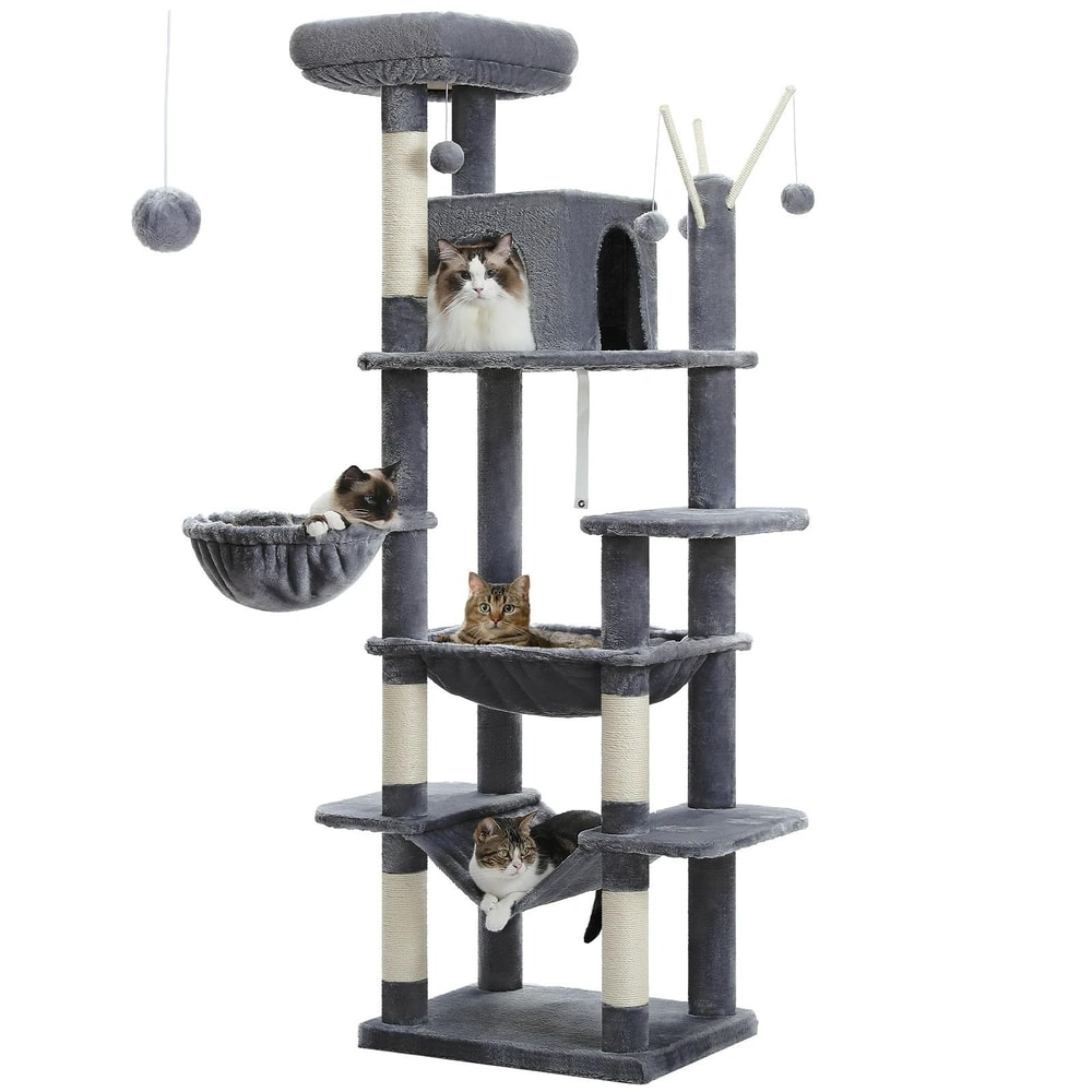 MultiLevel Tower For Large Indoor Cats 8
