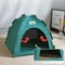 SemiEnclosed Canvas Pet Tent Bed 2