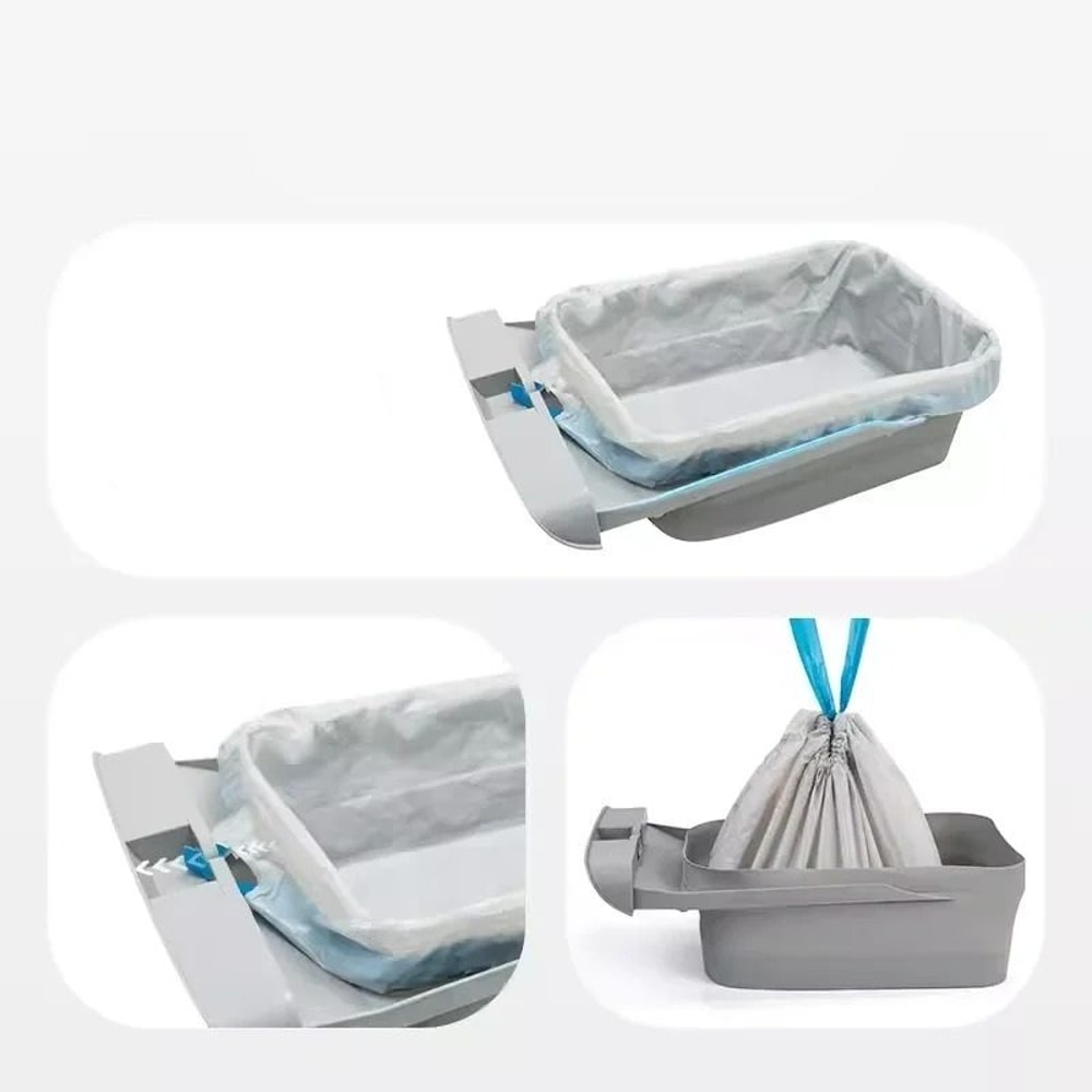 HighTension Drawstring Waste Liners For Smart Cat Toilets 3